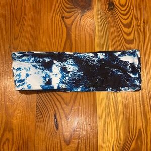 Ocean print bando bikini top